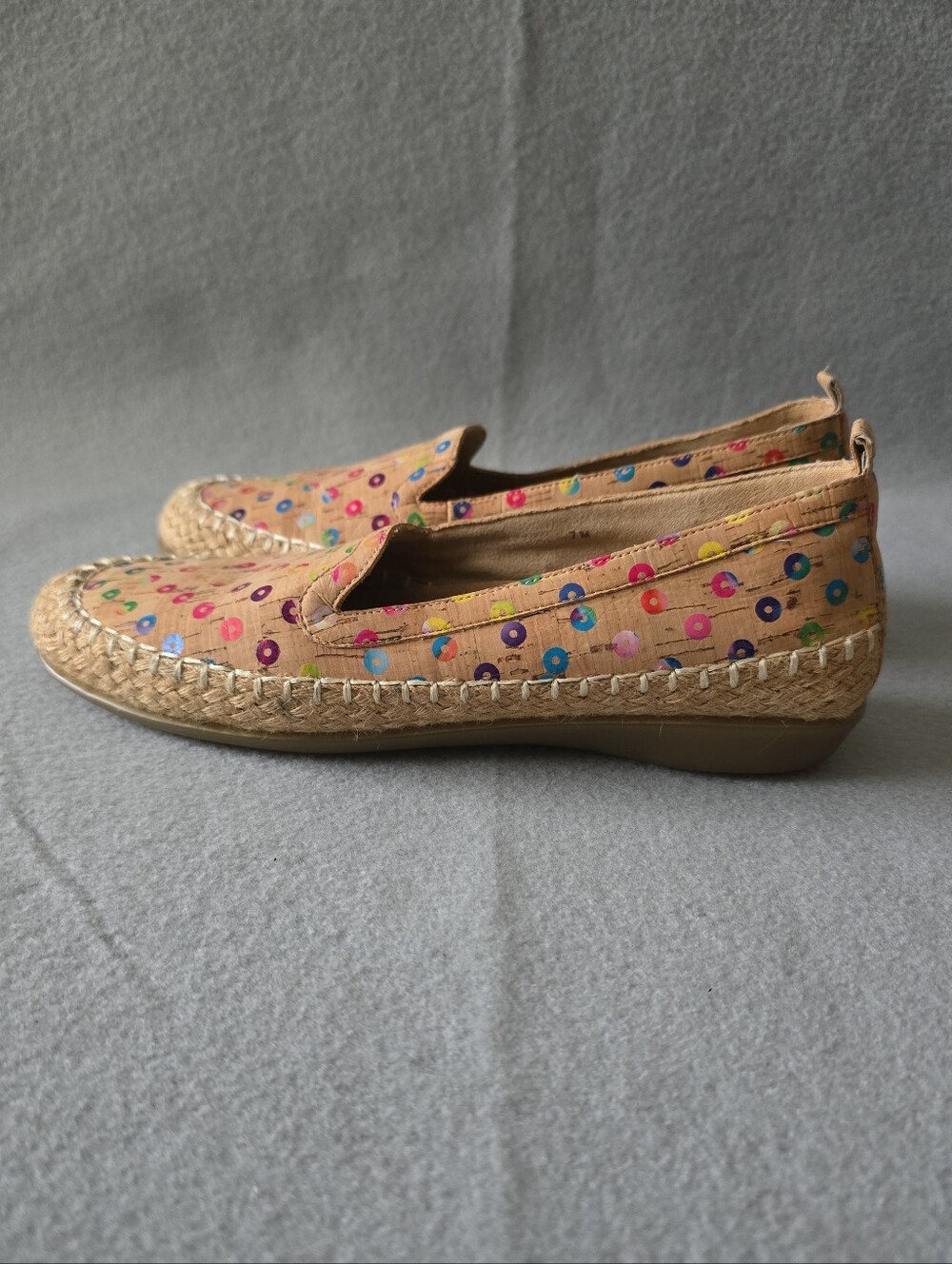 Vaneli Pink Multicolor Espadrille Slip-On Women's Shoe Sz 7 Comfortable Trendy - Picture 4 of 8